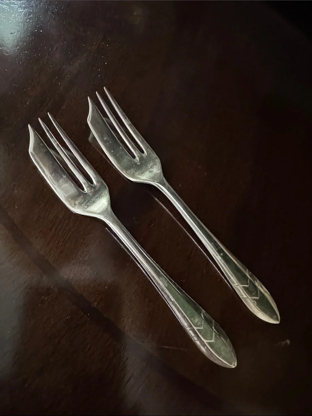 Vintage pastry forks (Set of 2)